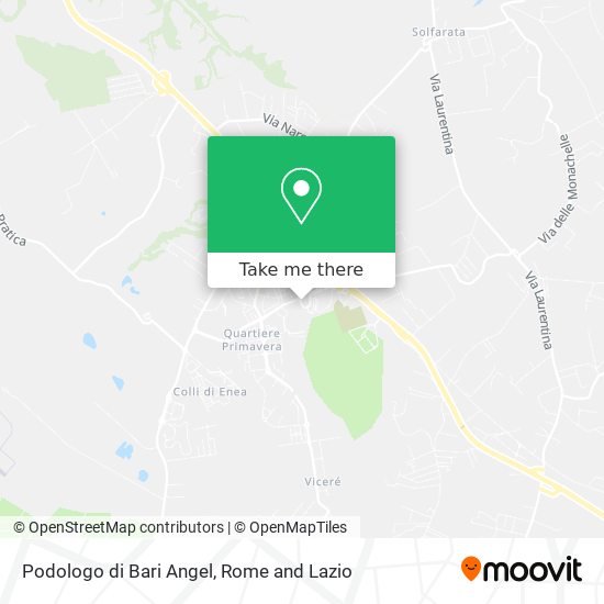 Podologo di Bari Angel map