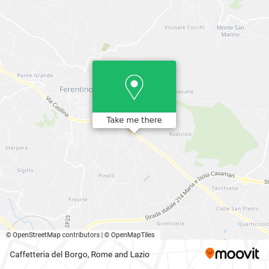 Caffetteria del Borgo map