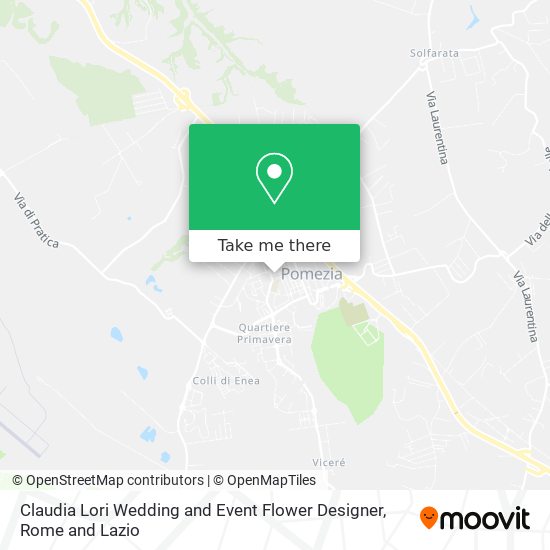 Claudia Lori Wedding and Event Flower Designer map