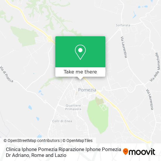 Clinica Iphone Pomezia Riparazione Iphone Pomezia Dr Adriano map