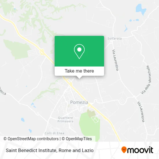 Saint Benedict Institute map