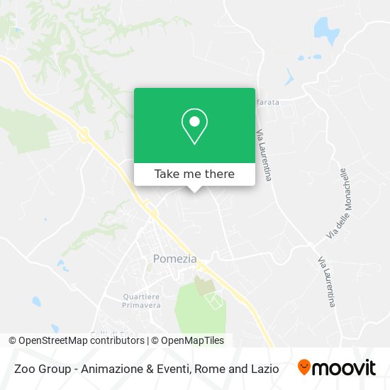 Zoo Group - Animazione & Eventi map