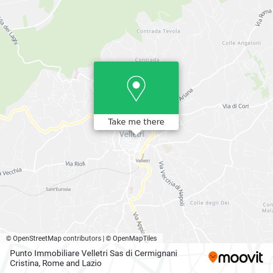Punto Immobiliare Velletri Sas di Cermignani Cristina map