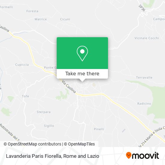 Lavanderia Paris Fiorella map