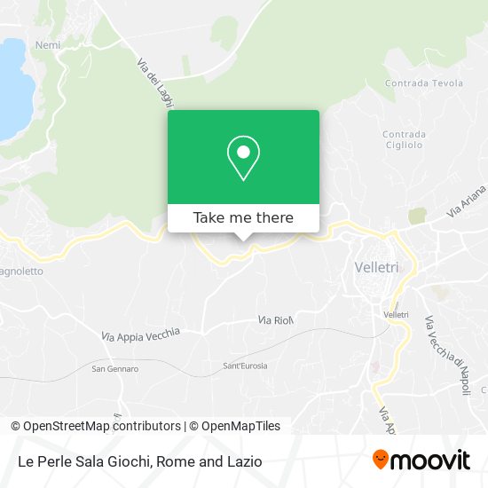 Le Perle Sala Giochi map