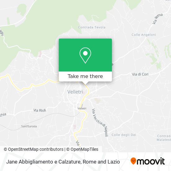 Jane Abbigliamento e Calzature map