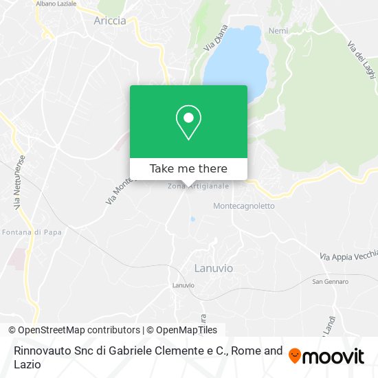 Rinnovauto Snc di Gabriele Clemente e C. map