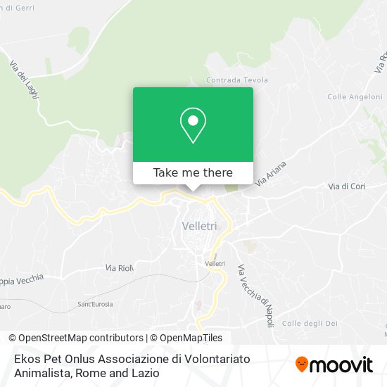 Ekos Pet Onlus Associazione di Volontariato Animalista map