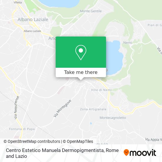 Centro Estetico Manuela Dermopigmentista map