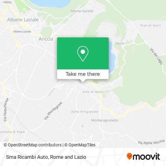 Sma Ricambi Auto map