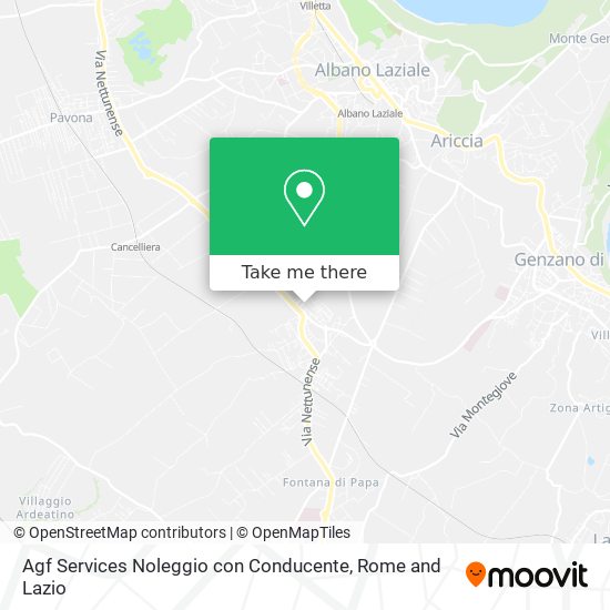Agf Services Noleggio con Conducente map
