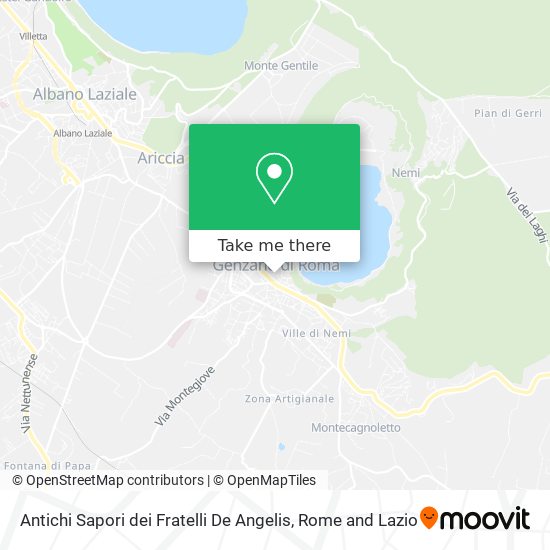 Antichi Sapori dei Fratelli De Angelis map
