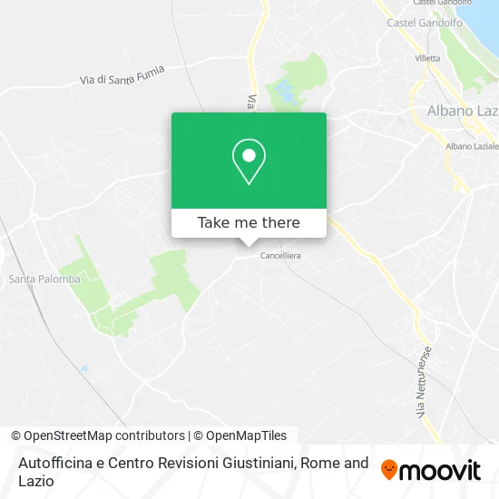 Auto Repair and Revision Center Giustiniani map