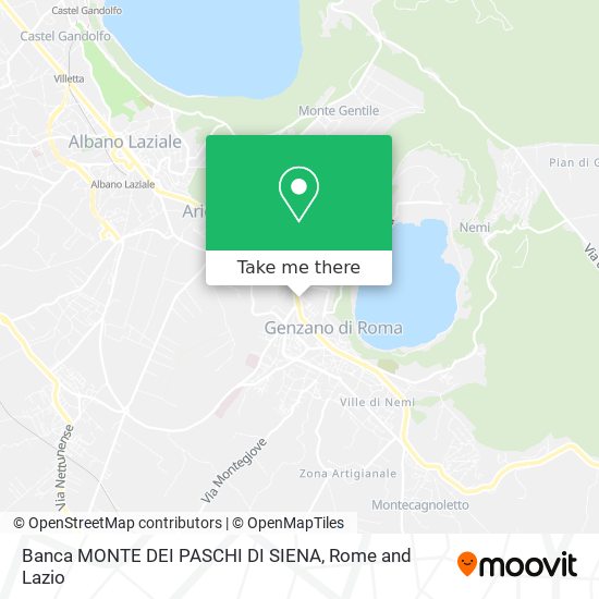 Banca MONTE DEI PASCHI DI SIENA map