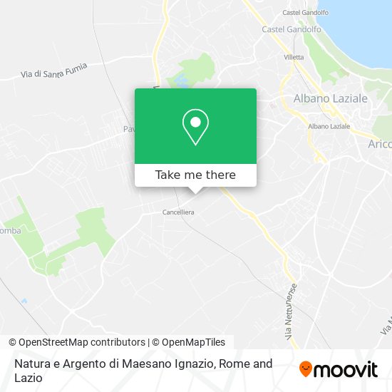 Natura e Argento di Maesano Ignazio map