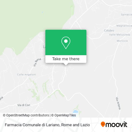 Farmacia Comunale di Lariano map