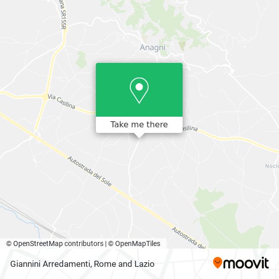 Giannini Arredamenti map