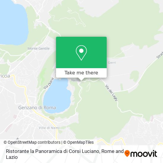 Ristorante la Panoramica di Corsi Luciano map