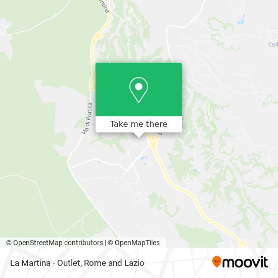 La Martina - Outlet map