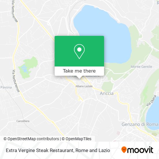 Extra Vergine Steak Restaurant map