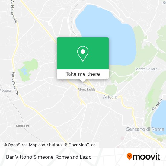 Bar Vittorio Simeone map