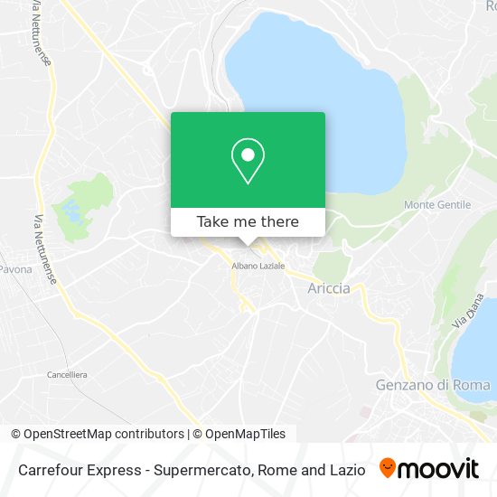 Carrefour Express - Supermercato map