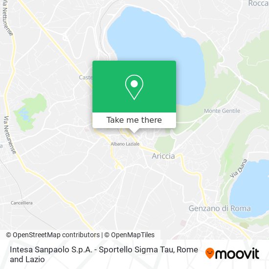 Intesa Sanpaolo S.p.A. - Sportello Sigma Tau map