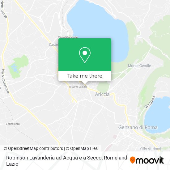 Robinson Lavanderia ad Acqua e a Secco map