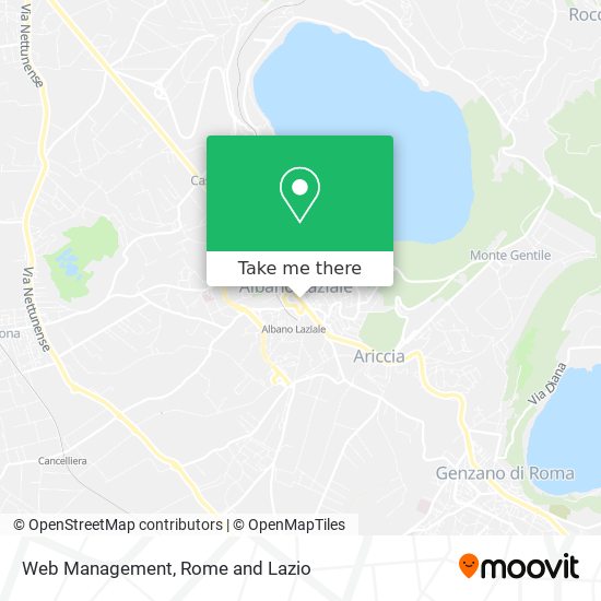 Web Management map