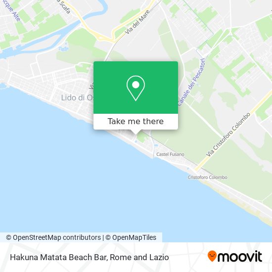 Hakuna Matata Beach Bar map