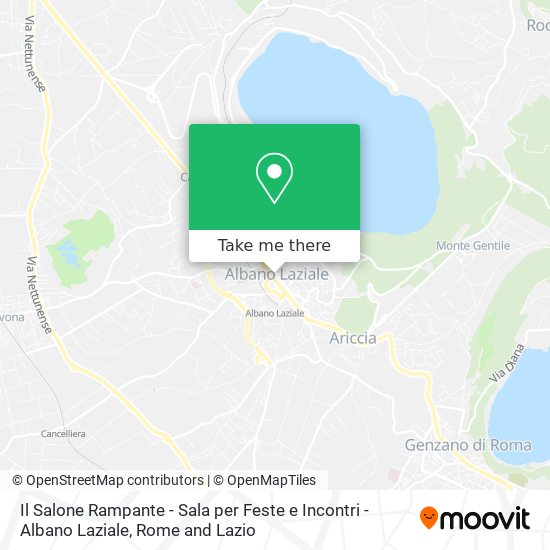 Il Salone Rampante - Sala per Feste e Incontri - Albano Laziale map