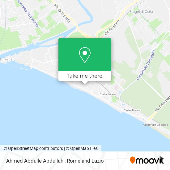 Ahmed Abdulle Abdullahi map