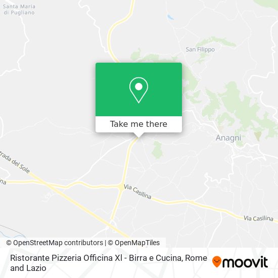 Ristorante Pizzeria Officina Xl - Birra e Cucina map