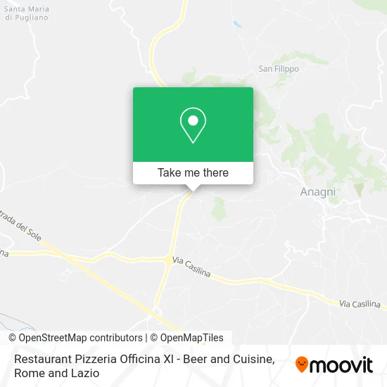 Restaurant Pizzeria Officina Xl - Beer and Cuisine map
