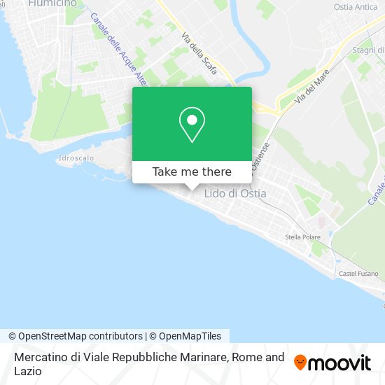 Mercatino di Viale Repubbliche Marinare map