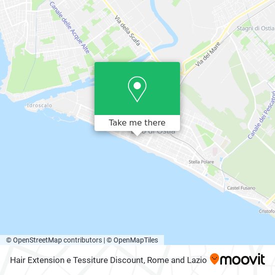 Hair Extension e Tessiture Discount map