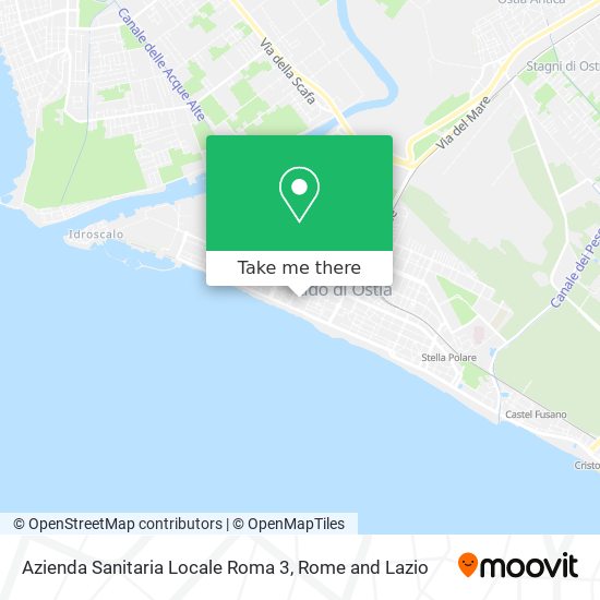 Azienda Sanitaria Locale Roma 3 map