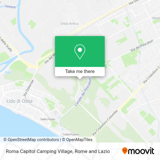Roma Capitol Camping Village map