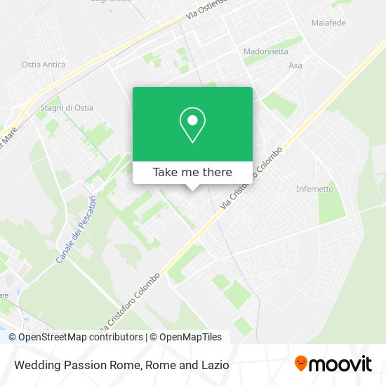 Wedding Passion Rome map