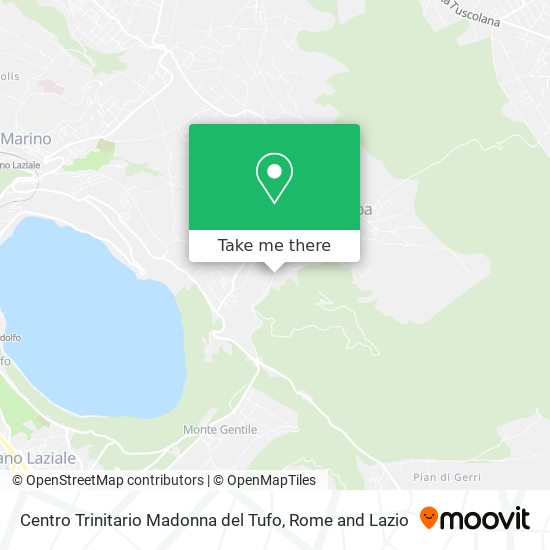 Centro Trinitario Madonna del Tufo map