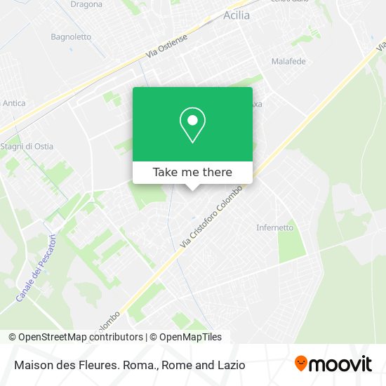 Maison des Fleures. Roma. map
