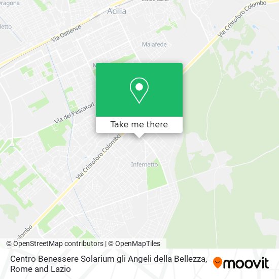 Centro Benessere Solarium gli Angeli della Bellezza map