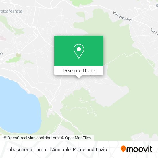 Tabaccheria Campi d'Annibale map