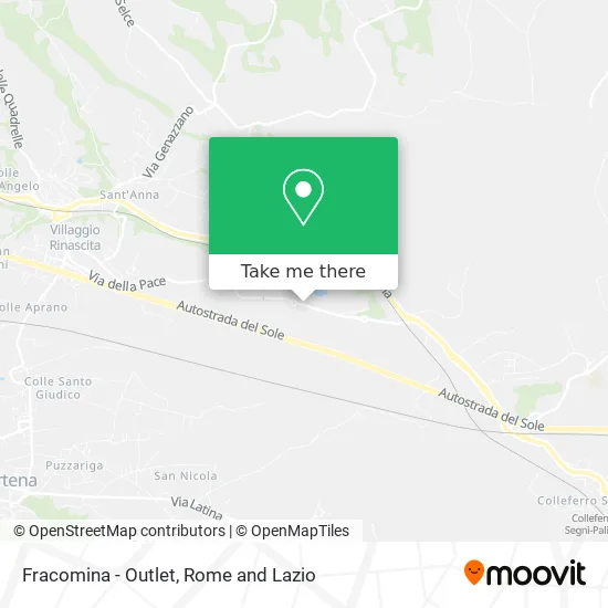 Fracomina - Outlet map