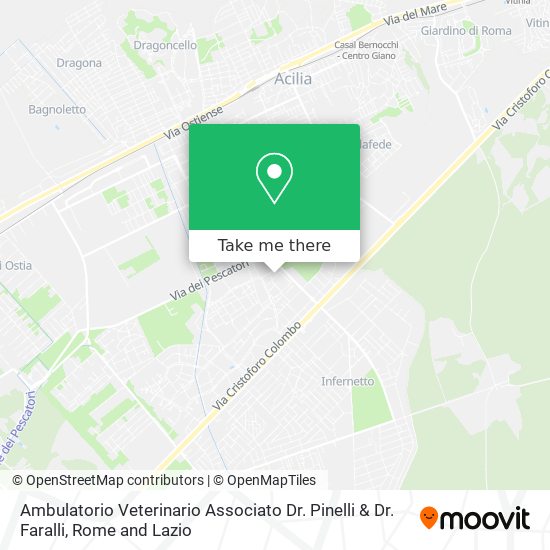 Ambulatorio Veterinario Associato Dr. Pinelli & Dr. Faralli map