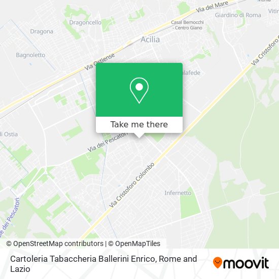 Cartoleria Tabaccheria Ballerini Enrico map