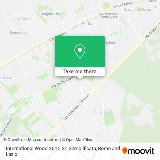 International Wood 2015 Srl Semplificata map