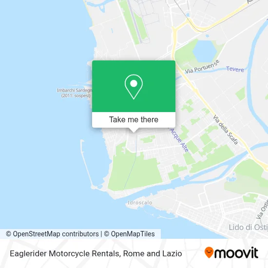 Eaglerider Motorcycle Rentals map