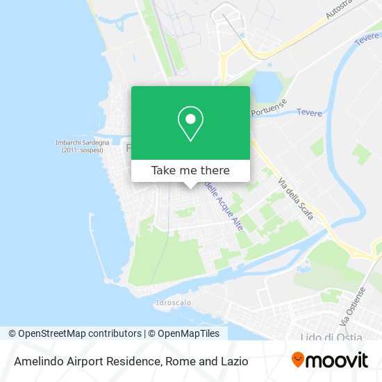 Amelindo Airport Residence map