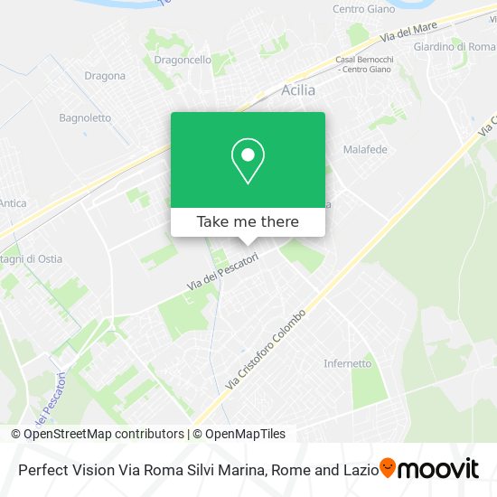 Perfect Vision Via Roma Silvi Marina map